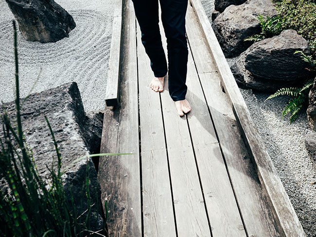 Fuesse Weg Zengarten Robin Hartschen