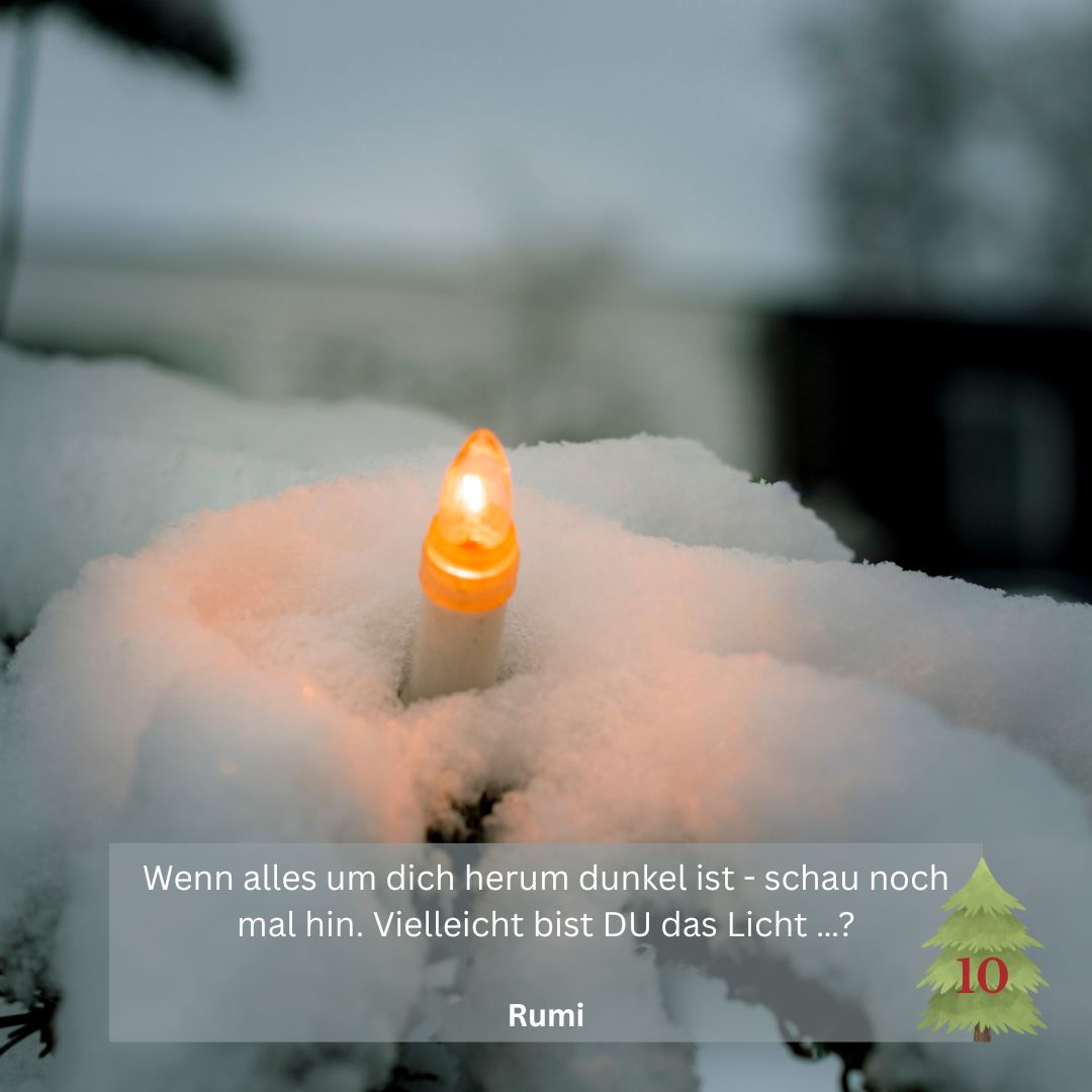 Benediktushof Adventskalender Achtsamkeit Spiritualität Zen Kontemplation